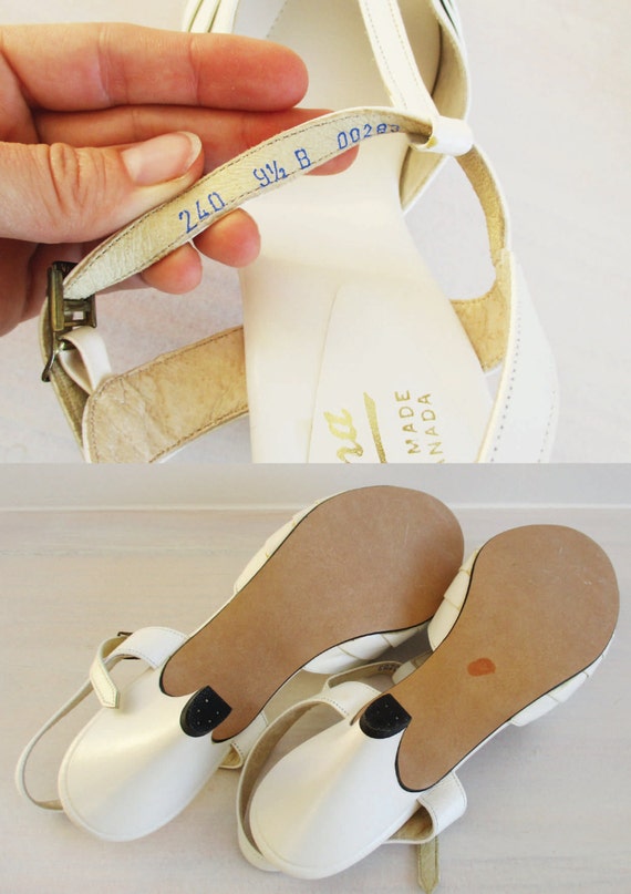 Wedding Heels White Bumps Open Toe High Heel Shoes Vintage