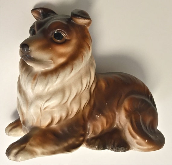 shetland sheepdog figurine