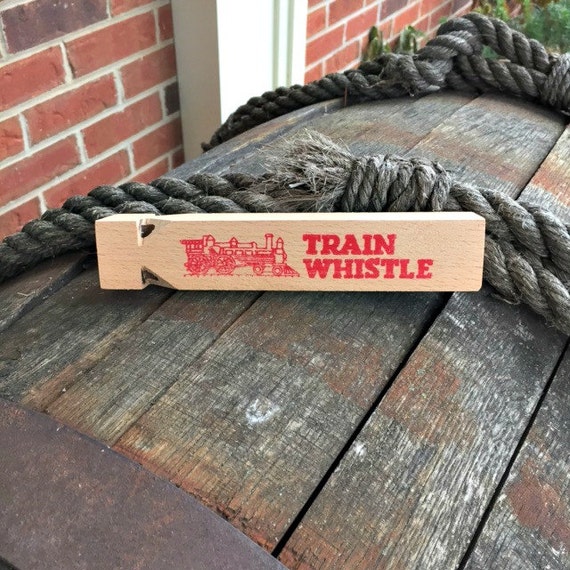 Old Time Wooden Train Whistle