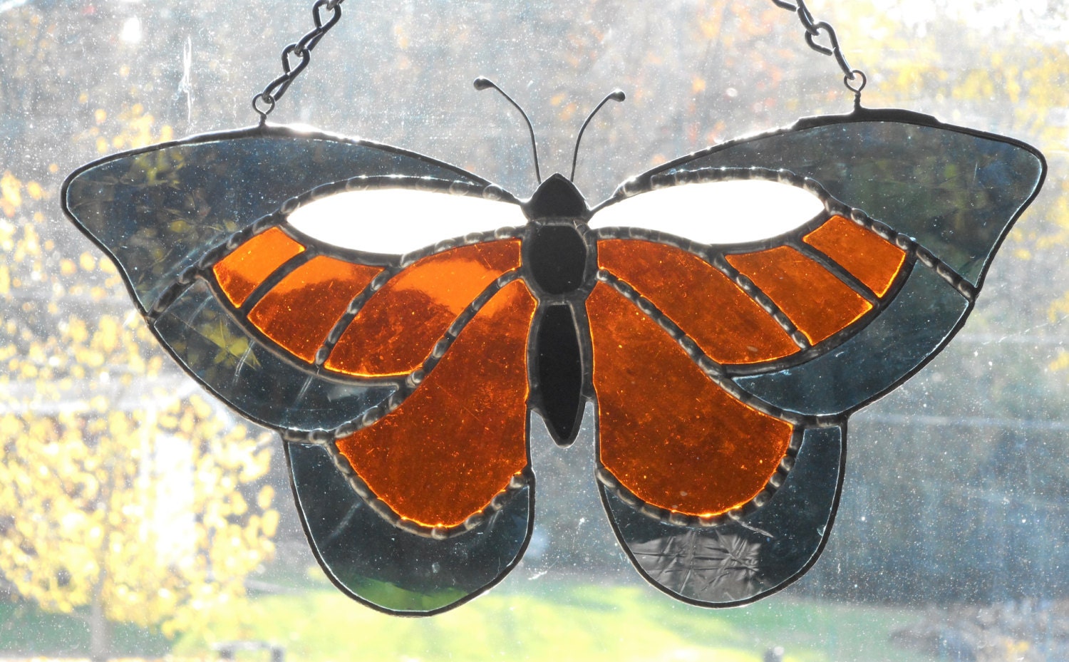 Stained Glass Butterfly Suncatcher Handcrafted in Tennessee