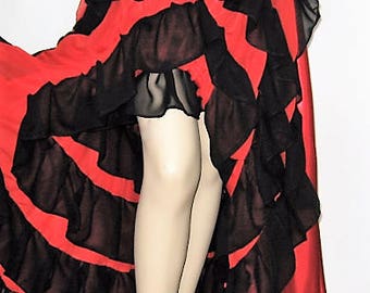 Burlesque skirt | Etsy