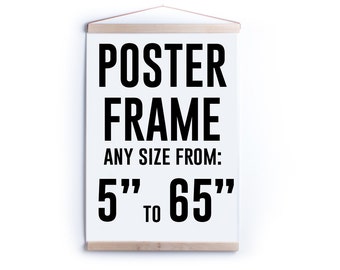 Poster frame Poster hanger Wooden picture frame Poster frame 24x36