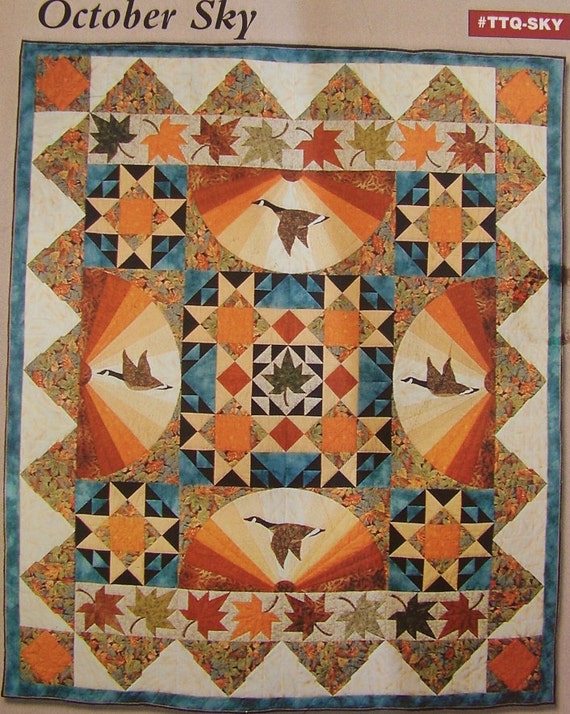 Fall Design October Sky Quilt Pattern Wierzbicki