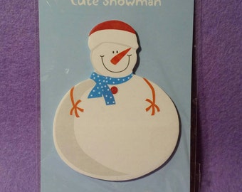 Snowman Sticky Notes