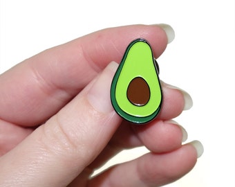 Avocado enamel pin badge