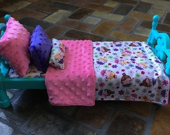 Doll Bedding/18" Inch Doll Bedding/Fairy Doll Bedding