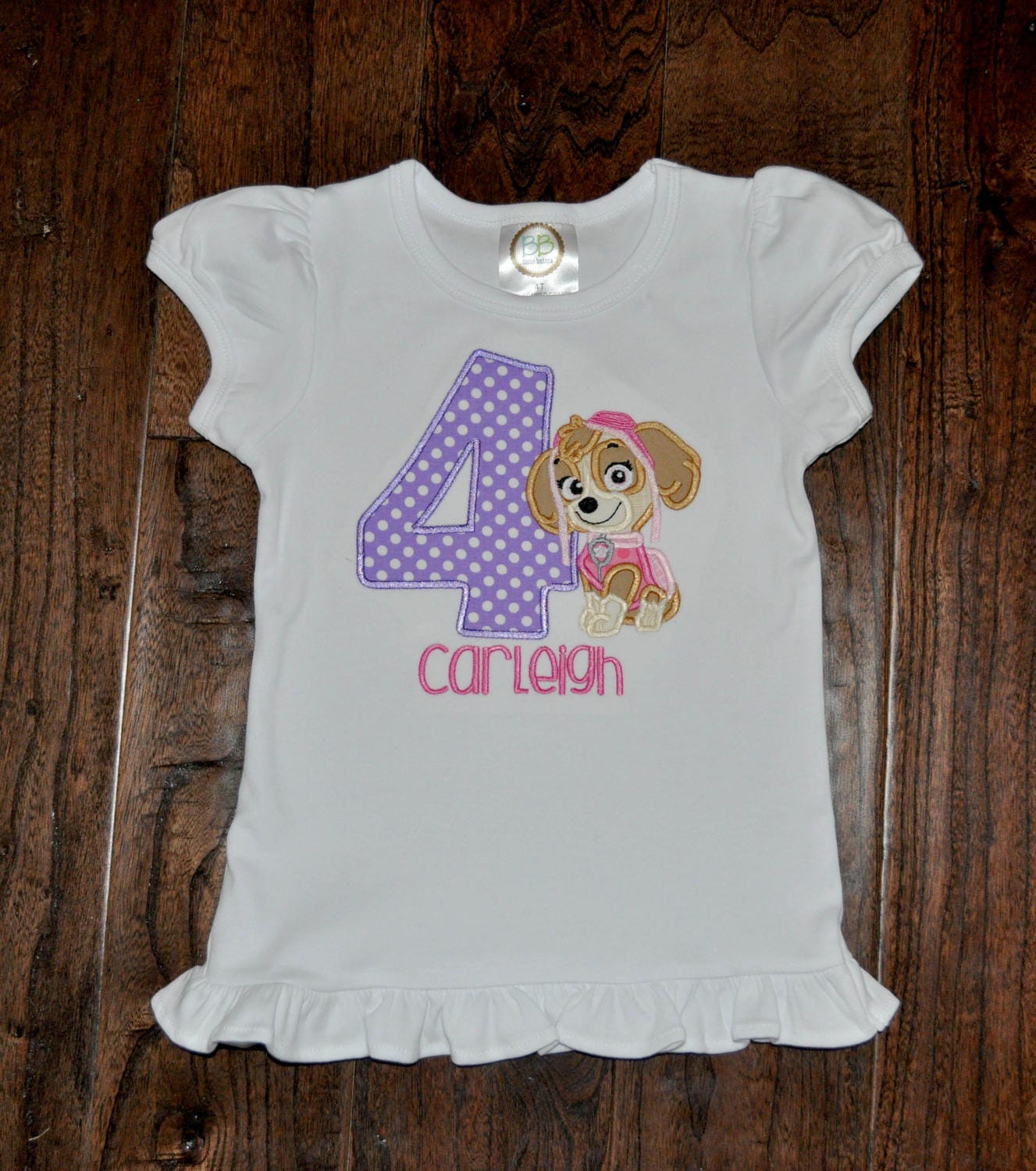 skye paw patrol birthday shirts