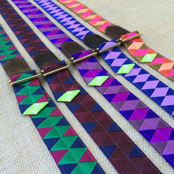 CUSTOM RIBBON BELT Satin Double Square Loop Closure