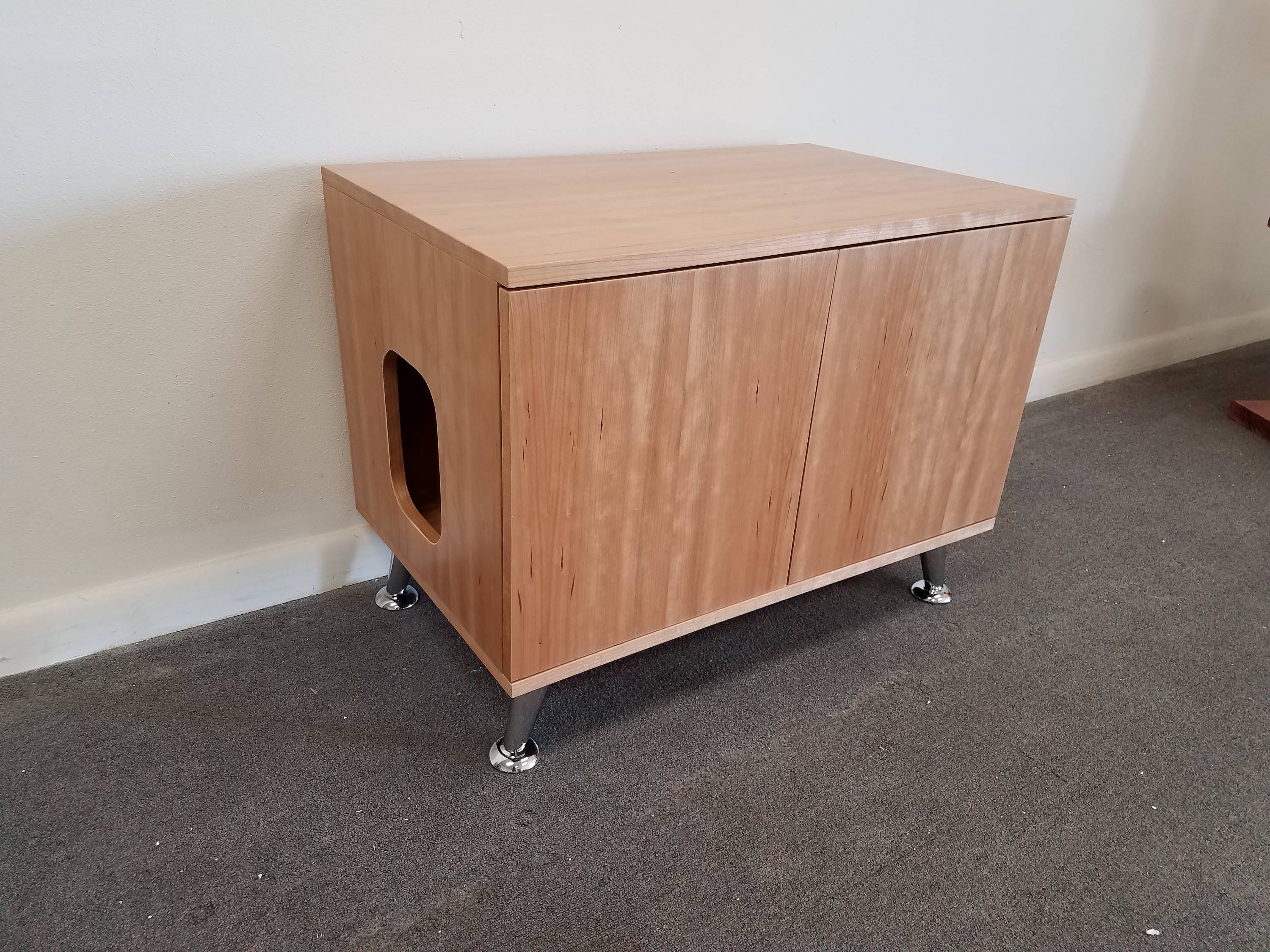 Odor Free Custom HandMade in USA Cat Litter Box