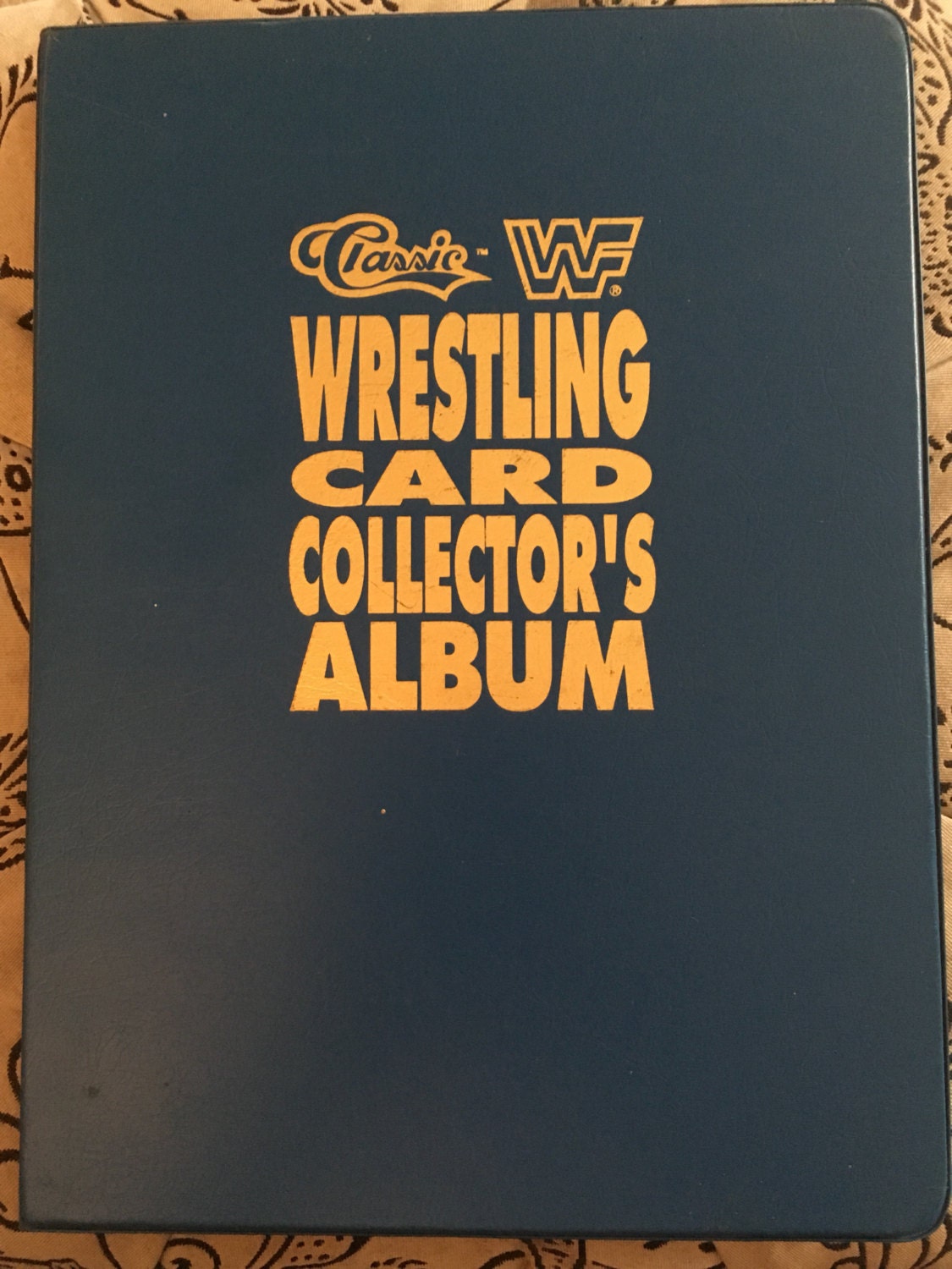Classic WWF Wrestling Card Collectors Album 1980