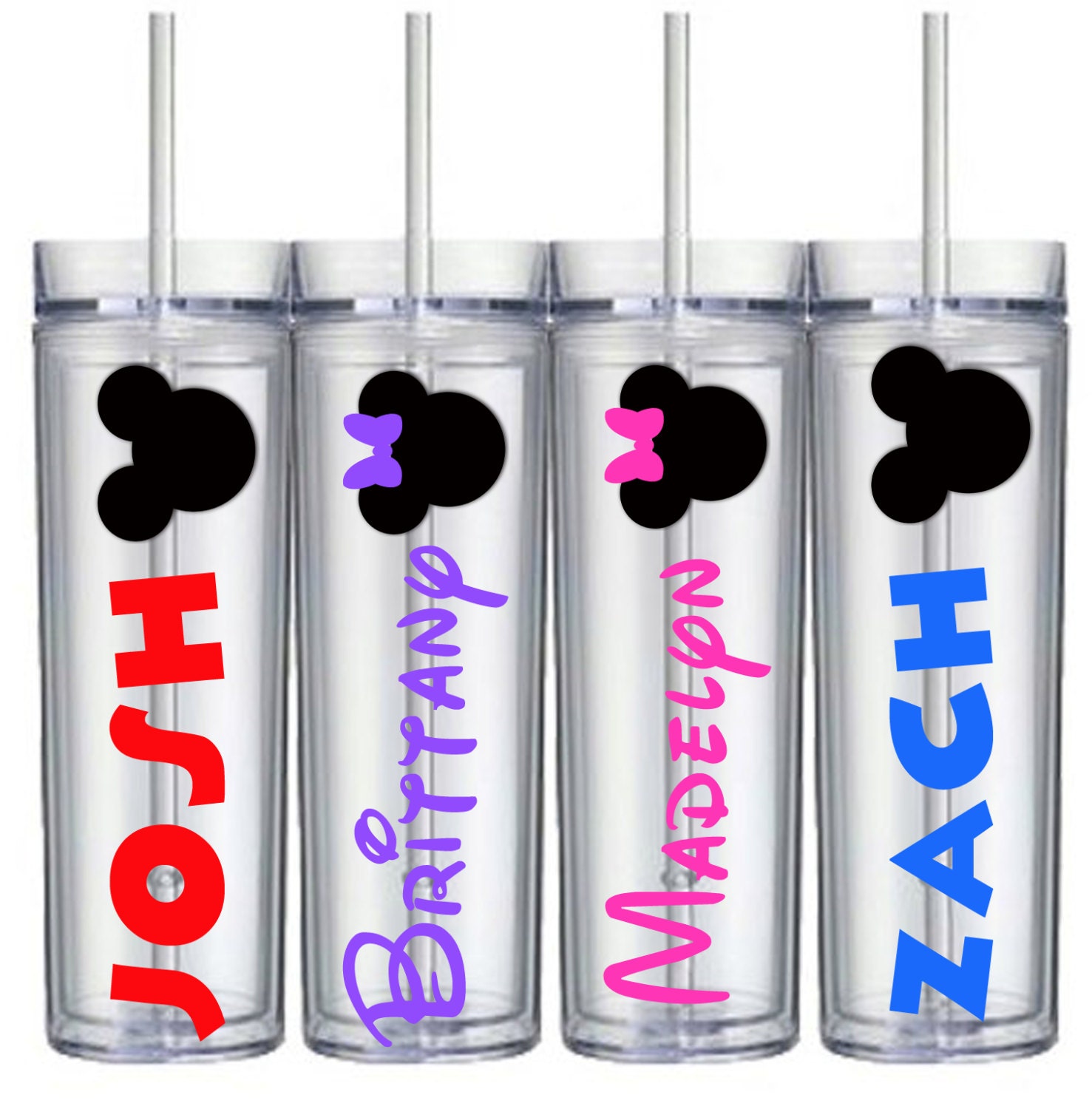 Personalized Disney Tumbler Disney 16 oz Tumbler Skinny