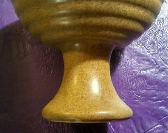 Vintage McCoy Floraline Planter Green Mat Brown Speckled Antique Collectible Pottery Home Decor Planters and Pots Vintage Planter 1960's