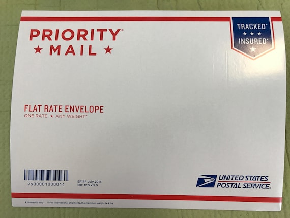 Flat Rate Envelope for International Shipping only. Priority Mail. from ...