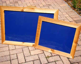 Rustic barn wood 20x30 frame - perfect wood poster frame - many stain colors available for this large picture frame