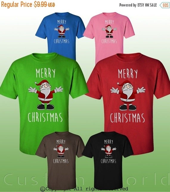 santa and mrs claus shirts