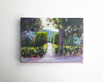 original acrylic painting, beach painting, sea painting, summer painting, small painting, acrylics on canvas, mini art