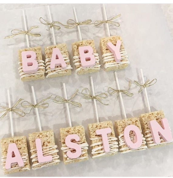 Personalized Rice Krispies treats