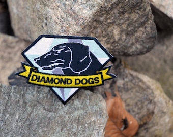 Diamond Dogs Metal Gear Solid Iron on Patch Metal Gear Solid V: The Phantom Pain Cosplay