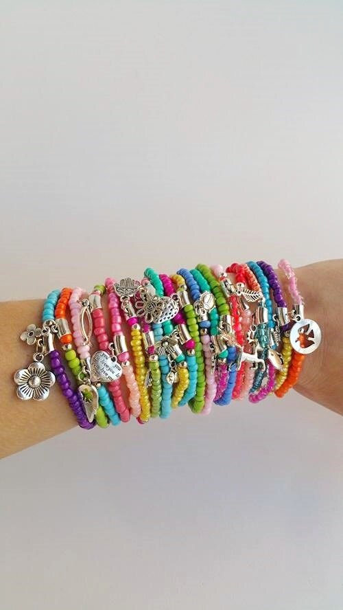 Friendship Bracelet Boho Chic Colourful Summer by TresJoliePT