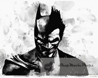 Batman Vs Joker calligraphy