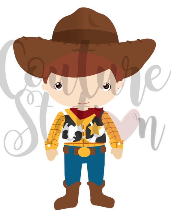 Toy Story Woody Digital INSTANT DOWNLOAD Disney Clip Art