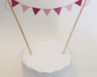 Mini Bunting Cake Topper