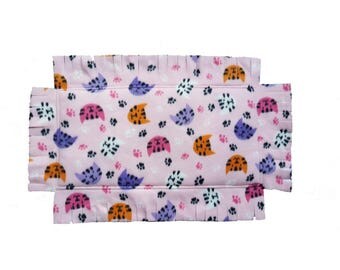 Grandma "T" Catnip Infused Padded Fleece Blanket (Pink Kitty Dreams)