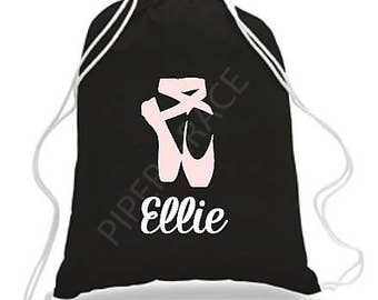 Ballet Drawstring Bag, Dance Bags, Ballet Bag, Personalized Dance Bags, Girls Dance Bag, Ballet Gifts, Personalized Dance Bag, Dance Gifts