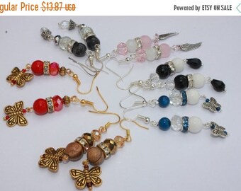 VALENTINE SALE 25% Trending Bridesmaid coral earrings ask bridesmaid boho red dangle earrings Healing Earrings evil eye protection golden re