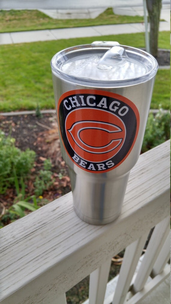 Chicago Bears YETI RTIC Tumbler Decal Sticker FREE Fast
