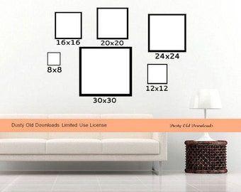 Wall art size guide | Etsy