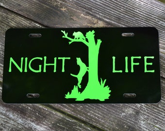 Outdoor Vinyl Coon Hunting Night Life Decal