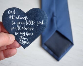 wedding gift for father of the bride gifts for dads tie wedding patch parents of the bride gift dad groom wedding tie wedding heart patch