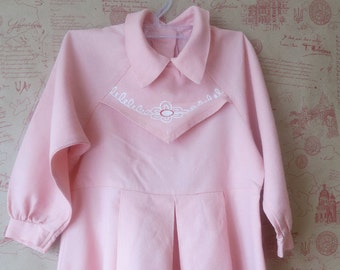 Long sleeve child, dress child vintage, pink dress kids, vintage clothes girl, kids clothes sleeve, child dress vintage, toddler dresses