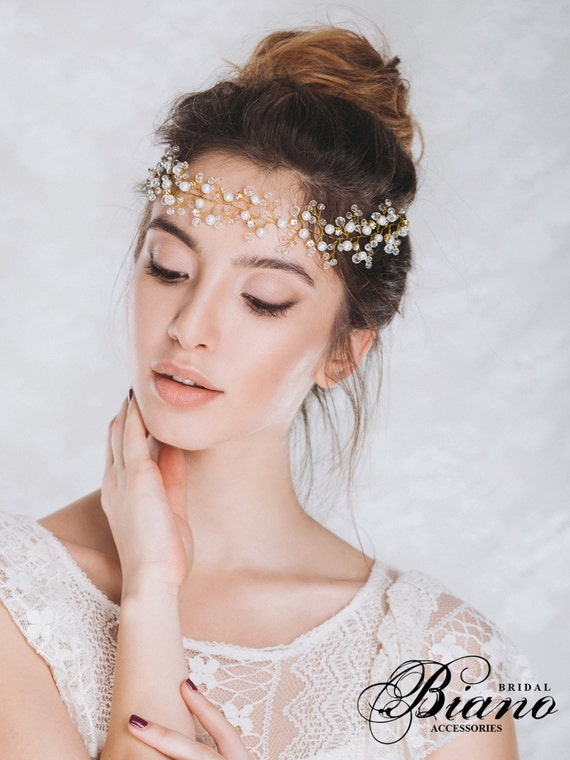 Bridal Crown, Wedding Wreath, Bridal Headband, Bridal Headpiece, Wedding Tiara, Bridal Hair Vine, Bridal Tiara, Wedding Hair Accessories
