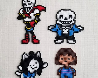 Undertale Mini Perler Bead Sprite Magnets