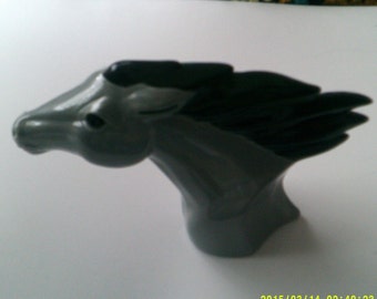 Spirit Grey Horse slip cast ceramic