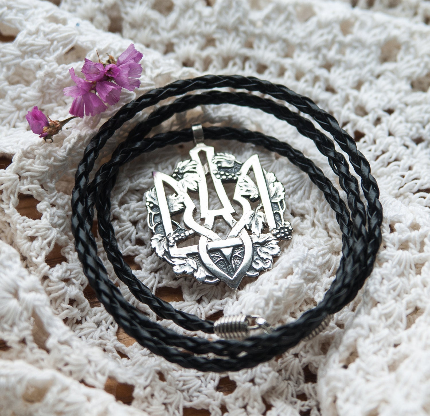 Trident Ukraine Ukrainian necklace jewelry ukraine tryzub