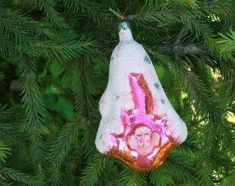 New house gift housewarming gift winter house ornament vintage Christmas Ornament let it snow Christmas bauble tree decorations Blown Glass