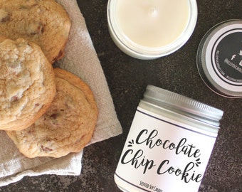 Chocolate Chip Cookie Scented Candle - 8 oz | Candle Gift | Unique Scented Candle | Cookie Scented Candle | Soy Candle | Personalized Candle