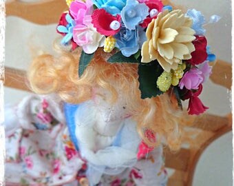 interior textile doll Tilda style boho