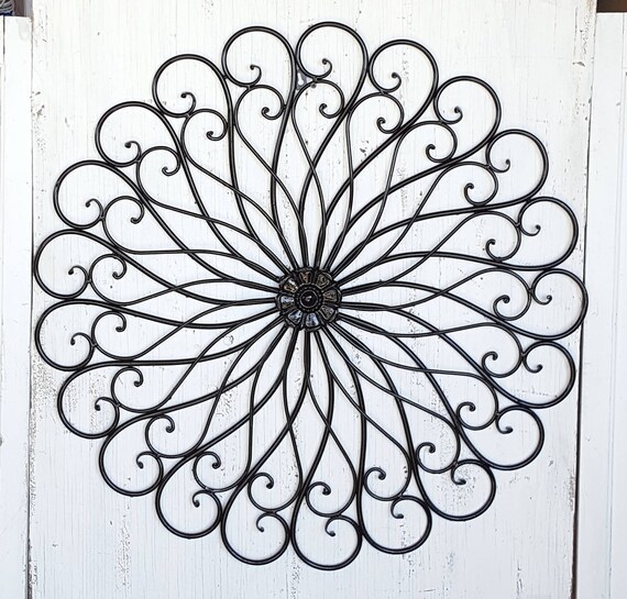 30 Large Wrought Iron Scroll Black Metal Wall Decor
