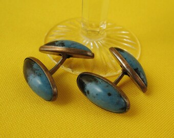 Vintage Russian CUFFLINKS Soviet Retro USSR Jewelry Collectible jewelry