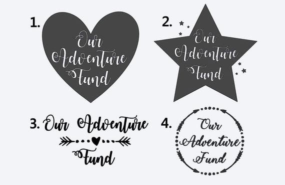 Our Adventure Fund Decal Adventure Fund Adventure Decal