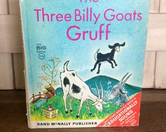 1966 Rand McNally Three Billy Goats Gruff Big Book