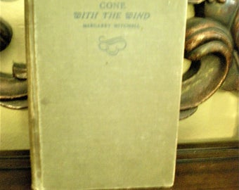 Vintage Gone with the Wind 1936 Collectible Book Classic
