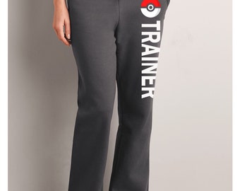 Pokémon Trainer Sweatpants, Pokemon Trainer Pocket Women Black Sweatpants, Pokemon Go Sweatpants, Pokemon Women Pants