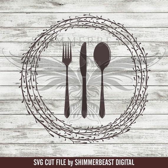 Kitchen SVG Cut File Silverware Wreath Svg Kitchen Svg   Il 570xN.1171386277 Kkbb 