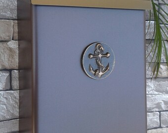 Nautical Anchor Mailbox Oil Rubbed Bronze