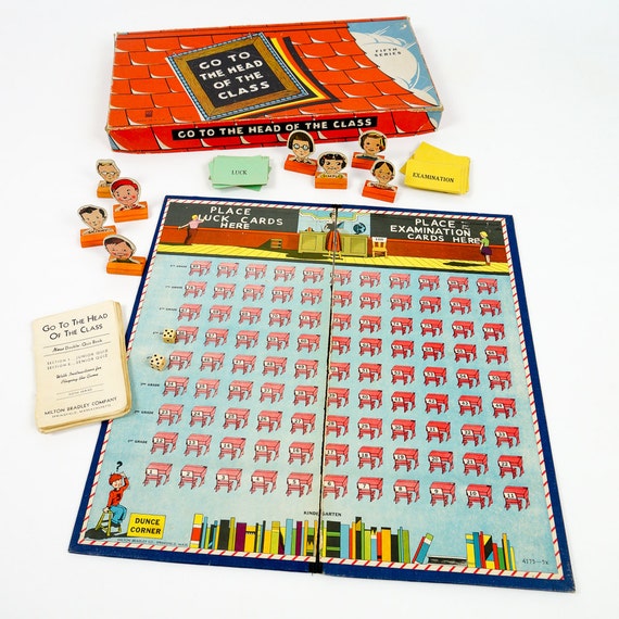 Vintage 1940s Childrens Board Game / Milton Bradley Go To the